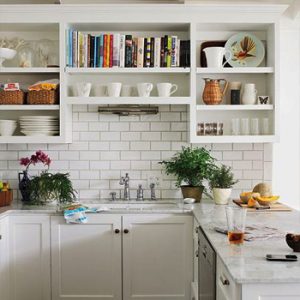 Prateleira para cozinha pequena