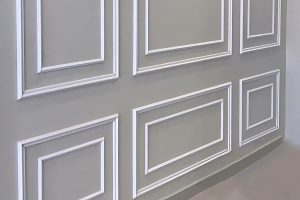moldura de gesso para a sala
