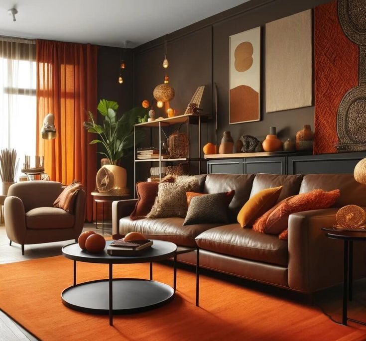 arrumar almofadas no sofá para o inverno