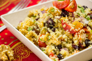 Receita de Cuscuz Marroquino de Natal que é saudável e delicioso para a sua ceia