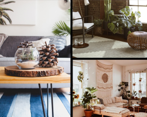 materiais naturais no décor