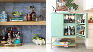 Aprenda a criar um minibar em casa com pouco espaço e muito charme