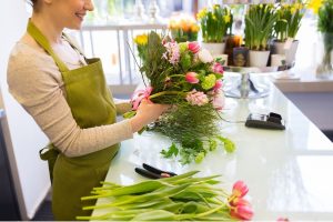 organizar flores em casa