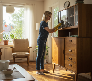 Manter a casa limpa e organizada