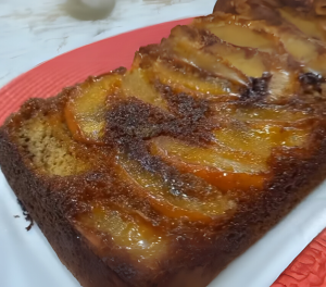 Receita de bolo de aveia com maçã