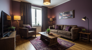 cores que não combinam marrom e roxo