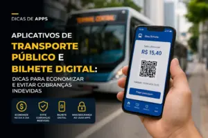 Aplicativos de transporte público e bilhete digital: dicas para economizar e evitar cobranças indevidas